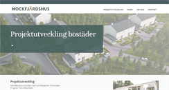 Desktop Screenshot of mockfjardshus.se