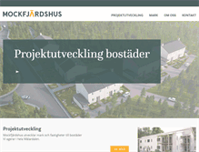 Tablet Screenshot of mockfjardshus.se
